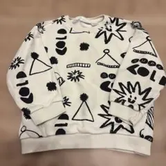 ZARA キッズ トレーナー 総柄 98cmのサムネイル