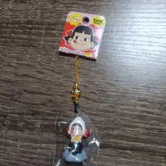 ぺこちゃん　ご当地コラボストラップ　黒たまご