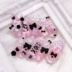 ネイルチップ 量産型 平成女児 ピンク 地雷系 ゴテゴテ 現品 ゆめかわ