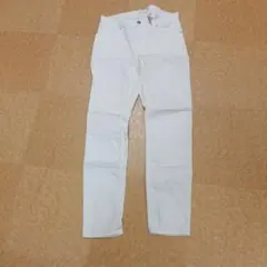 スキニーパンツ　白　Lサイズ　H&M 42　新品タグつき