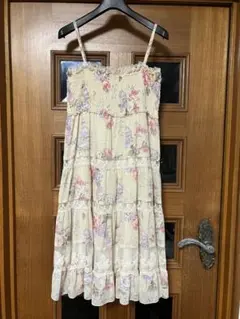 レストローズ☆美品☆キャミソールワンピース ピンク