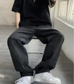 Anchor Smith ヴィンテージライクルーズストレートデニムパンツ