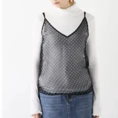 ☆ SLOBE IENA MES DEMOISELLES ドット キャミソールのサムネイル
