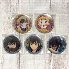 鬼滅の刃　遊郭編　絵巻カフェ　44mm 缶バッジ　善逸　伊之助