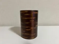 【美品】桜皮樺細工の茶筒　内側が重要　茶葉を最適な状態で保存