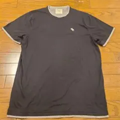 Abercrombie & Fitch ブラック Tシャツ L