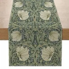 【新品】ウィリアムモリス テーブルランナー テーブルセンター レトロ 北欧風