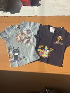 あんぱんまんTシャツ2枚セット 90.95