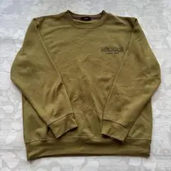 【MR.VAN】希少4Lビッグサイズ スウェット アースカラー ロゴプリント