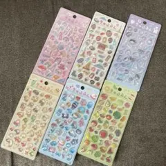 【正規品】 きゅるるん きゅるるんシール BGM 立体シール 6種 セット