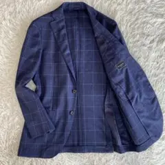 未使用級✨スーツカンパニー×レダ　ICESENSE アンコンジャケット　紺　XL