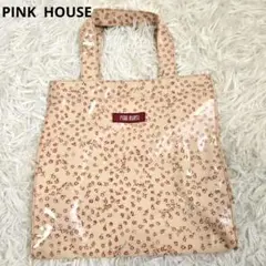 PINK HOUSE ピンクハウス　花柄　ビニール　トートバッグ