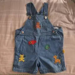 ミキハウス デニムオーバーオール 90