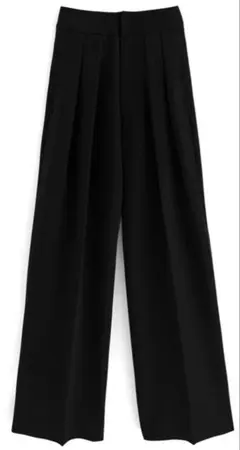 GRL ダブルタックワイドパンツ pm370 Sサイズ