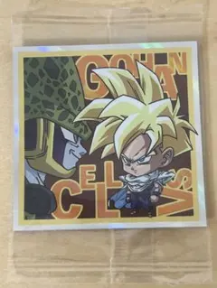 ドラゴンボール超戦士シールウエハース 超勝利への執念SEC 孫悟飯Vsセル