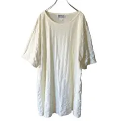 80s 90s 古着　tシャツ 無地　総柄　オーバーサイズ