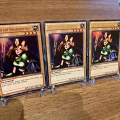 女剣士カナン 3枚【おまけ3枚付き】【英語版】遊戯王