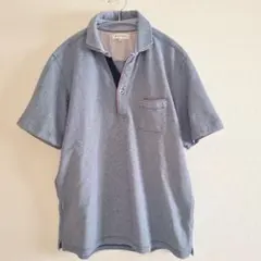 THE SHOP TK 　ポロシャツ ブルー 　XLのサムネイル