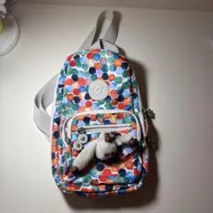 カラフルな六角形デザイン ショルダーバッグ