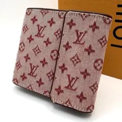 ヴィトン　三つ折り財布　モノグラムミニ　ポルトモネビエカルトクレディ　美品