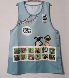 未使用☆ひつじのショーン　3ポケット 　エプロン