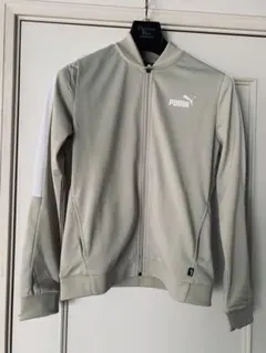 PUMA プーマ トラックジャケットベージュ系ジャージ上着 レディースM相当美品