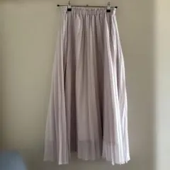 earth music&ecology シフォンプリーツスカート　ピンク　春服