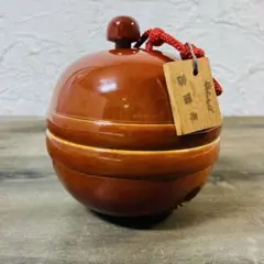 昭和レトロ 飛騨高山 春慶鈴 木鈴 オルゴール 赤とんぼ 縁起物 置物 郷土玩具