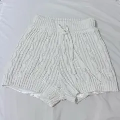 エピヌ cable knit bloomer pants