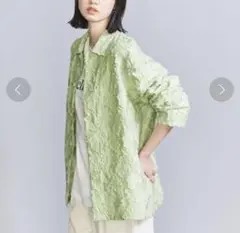 BEAUTY&YOUTH カットジャガード 半袖シャツ オレンジ - メルカリ