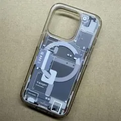 Spigen iPhone 15 Proケースゼロ・ワン・ナチュラル・チタニウム