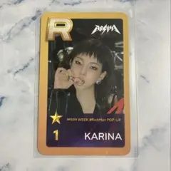 aespa カリナ Richman ポップアップ superstar トレカ