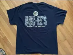 古着 90’sアメリカ Buc-ee's GILDAN Tシャツ ブラック 迷彩