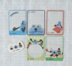 パペットスンスン スシロー コラボ第一弾 クリアカード 全5種