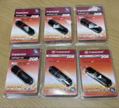 Transcend JetFlash V30 2GB USBメモリ 6個セット