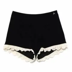 Andmary Velour mini pants Brown M - メルカリ