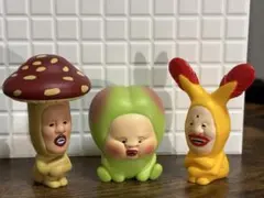 こびとづかん　おすわりマスコット　3体セット