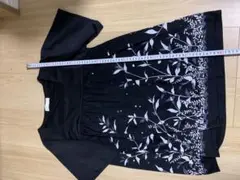 any SiS 半袖カットソー ブラック 花柄のサムネイル