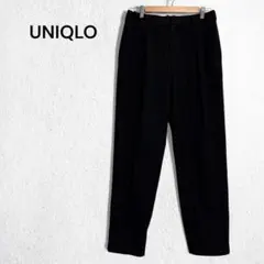 ユニクロ ヒートテック タック テーパードパンツ スラックス ストレッチ L