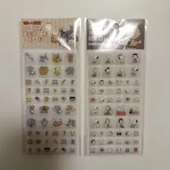 新品　スヌーピー　トムとジェリー　ドロップブロックシール　タイルシール　シール