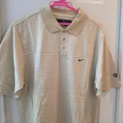 ナイキ　タイガーウッズモデル　メンズポロシャツ M ベージュ　未使用品