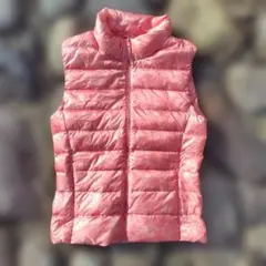 ピンク ウルトラライトダウンコンパクトベスト