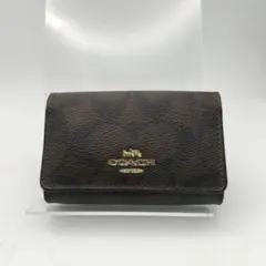 コーチ　6連キーケース　シグネチャー　ブラウンのサムネイル