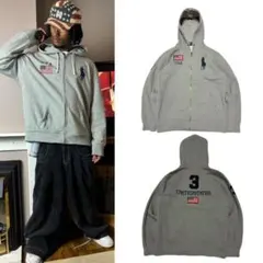 極希少y2k archiveラルフローレンビックポニージップパーカー短丈USA旗