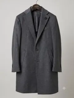 LARDINI チェスターコート グレーのサムネイル