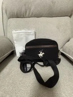 ショルダーバッグ ブラックPOLO