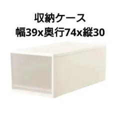 収納ケース 幅39×奥行74×高さ30cm