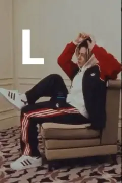 藤井風 着用 adidas アディダスジャージ Lサイズ　上下セット　アディダス