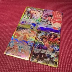 【セット売り】ONE PIECE カードモンキー・D・ルフィ SEC 4枚セット