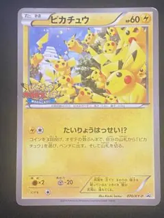 15/0651 良品 ピカチュウ たいりょうはっせい 070/XY-P プロモ ピカチュウたいりょうはっせい プロモ XYシリーズ プロモ 070/xy-p